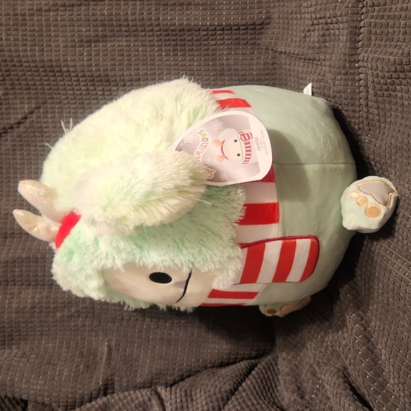NWT Squishmallows 12" "Joelle" Mint Winter Christmas Bigfoot w/ Scarf Plush - Picture 2 of 6